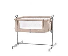Kinderkraft Lit Cododo NESTE, 2 en 1, Lit dAppoint, Lit Parapluie, Beige
