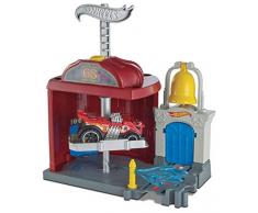 Hot Wheels City Caserne de Pompier, coffret de jeu pour petites voitures avec circuit et pistes, Jouet pour enfant, FRH29