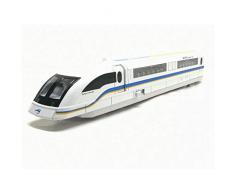 SHDSHD Maglev Train Alloy Model Sound and Light Pull Back Toy Modèle de Train à Grande Vitesse pour Enfants