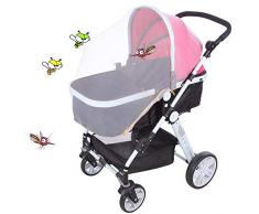 Gudotra Moustiquaire pour Poussette Berceau Landau Nacelle Couffin Protection Anti-Insectes Universelle Moustique Guepe Mouche Abeille