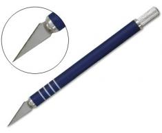 Q CONNECT - Bistouri Scalpel Cutter de précision couteau de bricolage maquettisme loisirs créatifs avec 3 lames de rechange