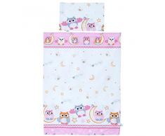 Ensemble parure du literie bébé enfant de 2 pièces linge set coton 135x100 cm & 60x40 cm