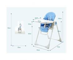 Chaise Haute Bébé Sécurité avec Plateau Ajustable, Réglable en Hauteur Chaise Haute Seven Gear, pour 6 Mois À 4 Ans, Chaise Haute Pliante Multifonctionnelle, Rose
