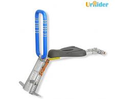 UrRider Siège de vélo pour enfant avec fixation avant pour tout-petits, pliable et ultraléger, porte-vélos pour bébé enfant pour croisière/pliable/vélo de ville, ., bleu