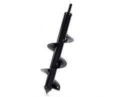 New_Soul Pointes pour Terre, Pointe pour Foret, perceuse de Terre, perceuse à Main pour Pelleteuse Convient pour 3/8 cultivateur de Jardin à tête hexagonale (8 x 30 cm)