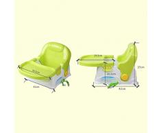 Chaise De Bébé Chaise Haute Bébé Table À Manger Table Pliante Chaise De Shampooing Multifonctionnelle pour Enfants ZHANGQIANG (Couleur : Green, Taille : A)