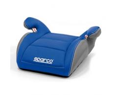 Rehausseur siége auto groupe 2-3 enfants Booster Sparco bleu / gris matelassé 3 cm