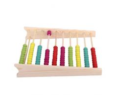 Sharplace Jouet Educatif Boulier en Bois Multicolore Maths Apprentissage Jeux Mathématique pour Enfant Bébé