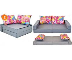 Canapé bebe enfant multifunction sofa lit 3en1 (136x80cm) (2)