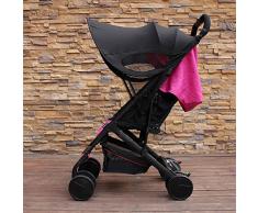 TOOGOO Version amelioree de visiere Couverture de pare-soleil de chariot de poussette de bebe Pour accessoires de siege de voiture de Buggy Casquette Capuche pour protection de soleil Noir