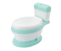 FBGood Toilette pour Enfants - Chaise de Pot pour Bébé Closestool pour Toilettes pour Garçons et Filles pour Tout-Petits Simulation de Toilette pour Bébé et Enfant (Vert)