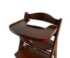 Chaise Haute en bois Ajustable Chaise bébé Escalier chaise haute BRUN HC6551-D02vert colore