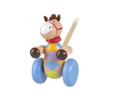 Jouet en bois – Cheval à pousser