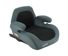 Siège auto rehausseur bas isofix groupe 2/3 avec dossier réglable (Noir)