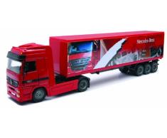 New Ray - 15113 A - Véhicule Miniature - Modèle À Léchelle - Camion Mercedes Benz Actros 1857 - Echelle 1/43