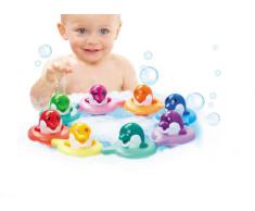 TOMY Toomies - E6528 - Do Ré Mi Dauphins - Jouet de Bain