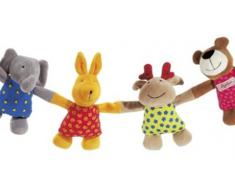 sigikid 49540, fille et garçon, chaîne d'activités pour poussette, animaux, multicolore