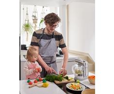 BÉABA, Babycook Solo, Robot Bébé 4 en 1 Mixeur-Cuiseur, Cuisson Vapeur, Diversification alimentaire, Petits pots bébé maison, Gris