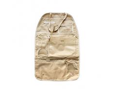 CHIC-CHIC Sac de Siège Voiture Organisateur Banquette Arrière Back Seat Rangement (Beige)