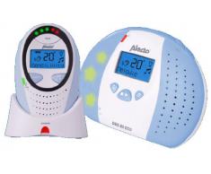 Babyphone Alecto DBX-88 Eco DECT (100% sans interférences) longue portée jusquà 300 m. avec fonction interphone, veilleuse, afficheur de température, alarme, afficheur de bruit LED et 5 berceuses intégrées.