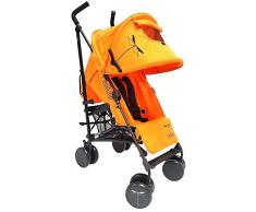 Kikoe 2.0 poussette canne 0/4ans - Orange