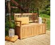 BOIS DESSUS BOIS DESSOUS Banc de jardin coffre en bois d'acacia FSC BOIS DESSUS BOIS DESSOUS