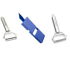 Turbo Éplucheur Légumes et Fruits – Lot de 3 Pièces – Éplucheur Original, Julienne et Coupe-Rondelles