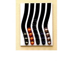 distributeur nespresso 50 capsules (noir et blanc)