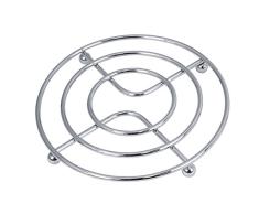 Equinox 503091 Dessous Plat, Acier ChromÃ©, Argent, 7,5 x 2,48 x 23 cm