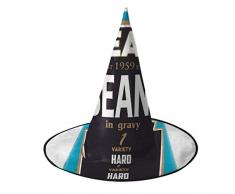 NUJSHF Sean Beans in Saucière 1 Variété Chapeau de sorcière Déguisement Halloween Unisexe pour Les Vacances Halloween Noël Carnaval Party