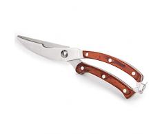 Heavy Duty * Grande Poulet * volaille Crustacé * Cisailles à ciseaux en acier inoxydable * Poignée en bois