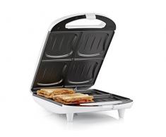 Appareil à croque-monsieur Tristar SA-3065 – 4 sandwiches à la fois – Revêtement antiadhésif