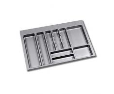 Emuca - Range Couvert Ajustable, bac Couverts pour tiroir Largeur de Module 80cm