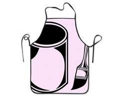 Tabliers de peinture bleu jaune pinceau tendance abstrait durable confortable avec poche avant pour cuisiner la cuisine restaurant