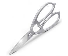 Newness Ciseaux de Cuisine Multifonctions, Ciseau de Cuisine en Acier Inoxydable, Ciseaux Ménagers Ciseaux Poisson Ciseaux Cuisine pour Poisson, Volaille, Légumes