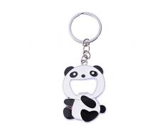 Toyvian Porte-clés du décapsuleur Portable Panda Beer Soda