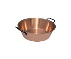 NATURE & SAVEURS Bassine à confiture 38 cm anses métal