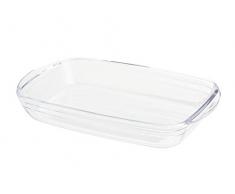 Kitchen Craft 35 x 22 cm-Plat à rôtir-Rectangulaire-Verre Borosilicate