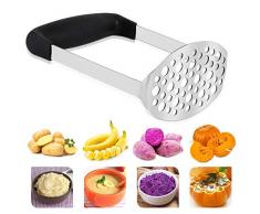 Vegena Presse purée, Presse Fruit, Broyeur de Pommes de Terre Lisse Éplucheur en Acier Inoxydable
