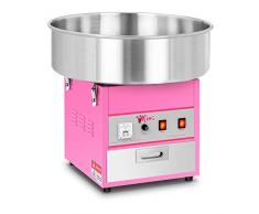 Royal Catering Machine à Barbe à Papa Professionnelle RCZK-1200-W (diamètre de la cuve 52 cm, 1.200W, rendement horaire 1 unité/60s, 52x52x50cm)