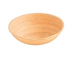 Kesper 63030 Corbeille à Fruits Bambou Nature 30 x 30 x 9 cm