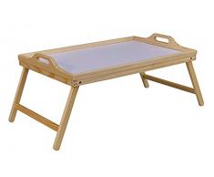 Aidapt Plateau en Bois avec Pied Rabattable