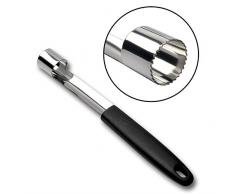 Rameng- Vide-Pomme Professionnel en Acier Inoxydable Trognon Pomme Multifonction Outil