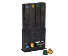 HiveNets Nespresso Capsules Range Dosette Support Distributeur de Boîte Coffee Pod Storage Métal pour 40 Pcs