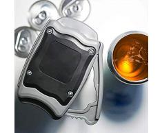 URFEDA Ouvre-boîtes Manuels Ouvre Canettes Can Opener Bar Tool Ouvre Professionnel Multifonction Ouvrir des bocaux pour Canettes de Boisson Ouvre-boîtes Outil de Cuisine,(Noir Gris)