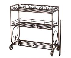 vanra Étagère à épices de cuisine Comptoir Support à épices Bocaux de rangement étagère Noir 3 Tier with Paper Towel Rack noir