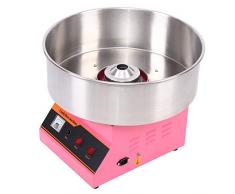 Iglobalbuy Machine à Barbe à Papa Professionnelle 1300W Rendement par 30 Secondes pour Anniversaire Mariage