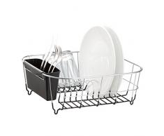 Neat-O Deluxe Égouttoir à Vaisselle en Acier chromé (Noir)