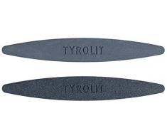 TYROLIT Life Pierre à aiguiser 2 Pierres à aiguiser 100/240 Grain 100/240 pour aiguiser et affûter Les Senses/Outils de Jardin
