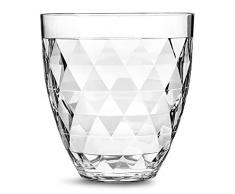 bar@drinkstuff Seau à vin,champagne en acrylique ,forme incurvé, peut contenir 1 bouteille de vin ou champagne